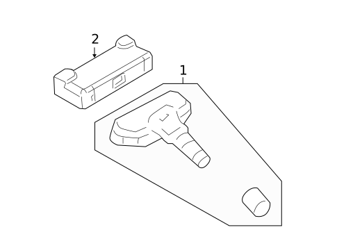 Tire Pressure Monitor Components for 2007 Hyundai Tiburon #0