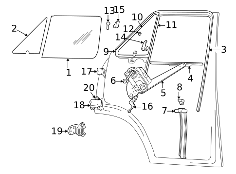 Front Door for 1996 Dodge B3500 #0