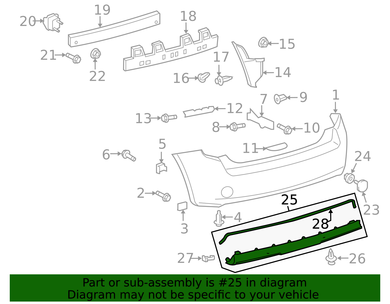 76891-12140 - Spoiler 2013-2015 Scion xB | Longo Toyota Parts