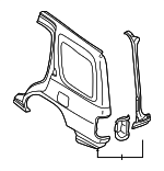 781001W330 - : Quarter Panel for Infiniti Image