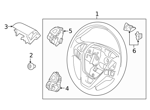 Steering Wheel & Trim for 2017 Ford Explorer #0