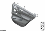 51428066124 - : Door Trim Panel, Rear, Right for BMW Image