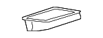 3C0898304B - HVAC: Cabin Air Intake Duct for Volkswagen Image