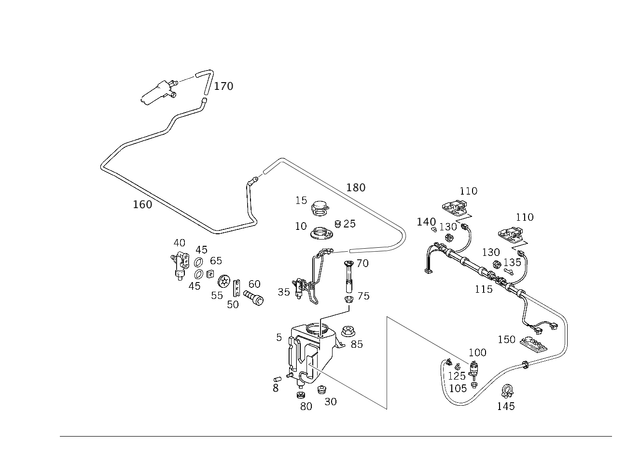 2108320894 - : Hose for Mercedes-Benz Image