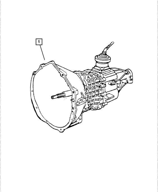 « RL107919AB – Manual Transmission 5 Speed : 5 Vitesses Transmission pour Mopar Image »