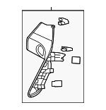 77323TGVA22ZF - : Inner Finish Panel for Acura Image