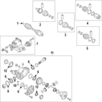 478003B700 - Universals &amp; Rear Axle: Viscous Coupler for Kia: Seltos Image