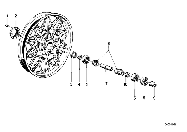 36311231249 - : Shim - 7.200Mm/D=17 for BMW-Motorrad Image