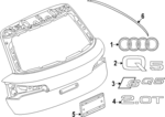 80A853927CT94 - : Trim for Audi: Q5, Q5 PHEV, Q5 Sportback, SQ5, SQ5 Sportback Image