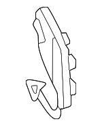 4M0807241FGRU - Body: Tow Eye Cap for Audi Image