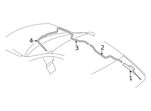 Antenna & Radio for 2010 Nissan Maxima #1