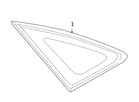 Glass & Hardware for 2007 Lexus RX350 #0