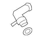 PAB121237 - Belts &amp; Cooling: Engine Coolant Pipe Adapter for Porsche Image