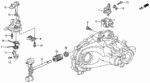 24474PK5000 - Transmission - Manual: BOOT, SHIFT LEVER for Honda Image
