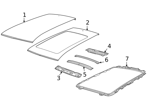 Roof & Components for 2015 Jeep Cherokee #0