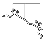 54810K4000 - Suspension: Stabilizer Bar for Hyundai: Kona Electric Image