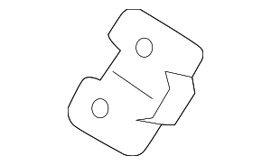 8F0853107D - : Reveal Molding Clamp for Audi Image