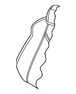 8W0881775E - Body: Seat Back Pad for Audi Image