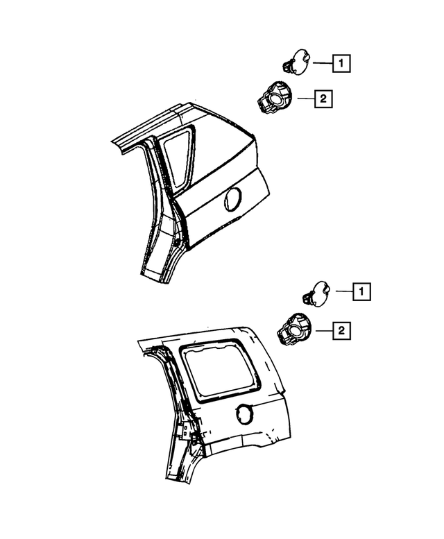 5160097AF - : Fuel Fill Door for Mopar Image