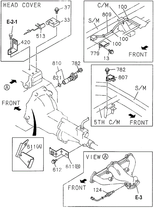 Oxygen Sensor (DX) for 1996 Honda Passport #0
