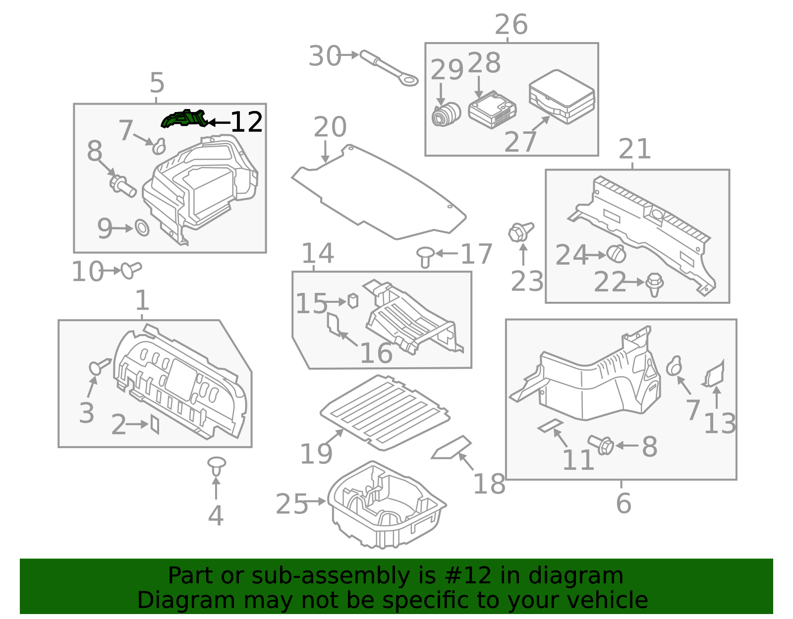 2011-2015 Hyundai Sonata Access Cover 85754-3S000-RY | MotorMotor