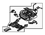 88500T6135NNB - Body: Seat Frame for Hyundai Image