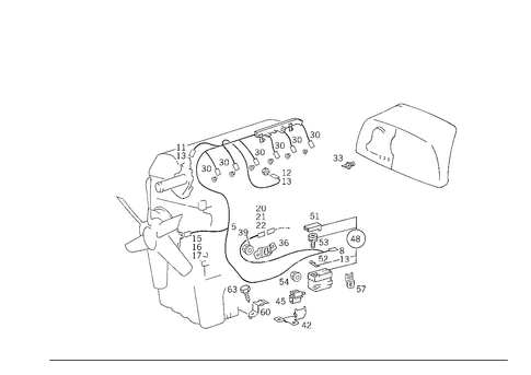Pre-Glow System for 1984 Mercedes-Benz 300D #1
