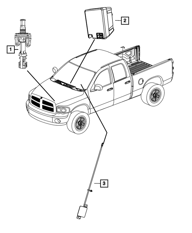 « 56046939AI – Electrical : Moyeu Recepteur pour Mopar Image »