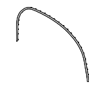 LJ7Z16B990B - Body: Front Weather-strip for Lincoln: Corsair Image