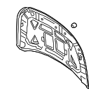 LJ7Z16612A - Body: Hood for Lincoln: Corsair Image