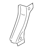 98150253201GRV - Body: Pillar for Porsche: 718 Boxster, 718 Cayman, 718 Spyder, Boxster Image