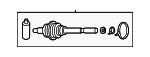 FD0522510 - Suspension: Outer Joint for Mazda Image