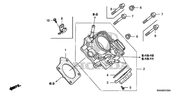 Throttle Body for 2010 Honda CR-V #0