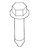 LR090632 - Engine: Front Mount Bracket Bolt for Land Rover: Discovery Sport, LR2, Range Rover, Range Rover Evoque Image