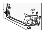 8W6807065ABGRU - Body: Bumper Cover for Audi: A5 Quattro, A5 Sportback, S5, S5 Sportback Image