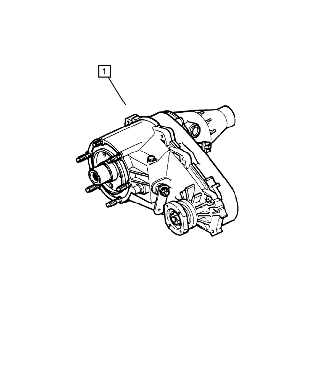 RL123222AA - NV233; Transfer Case: Nv233 Transfer Case for Mopar Image