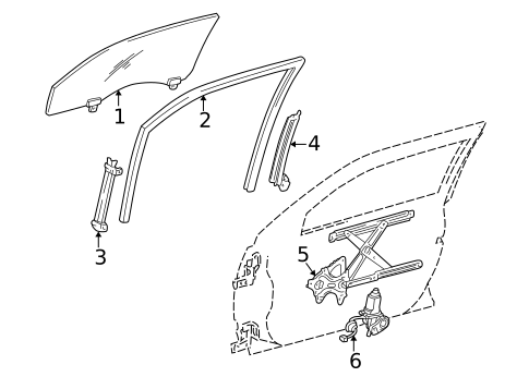 Front Door for 1998 Lexus GS300 #0