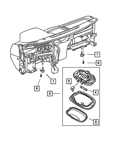 Lamps - Front, Rear and Courtesy for 2004 Jeep Liberty #4