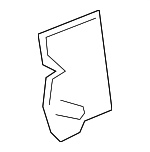 15204480 - : Folding Rear Panel Door Latch Striker for GMC: Envoy XUV Image