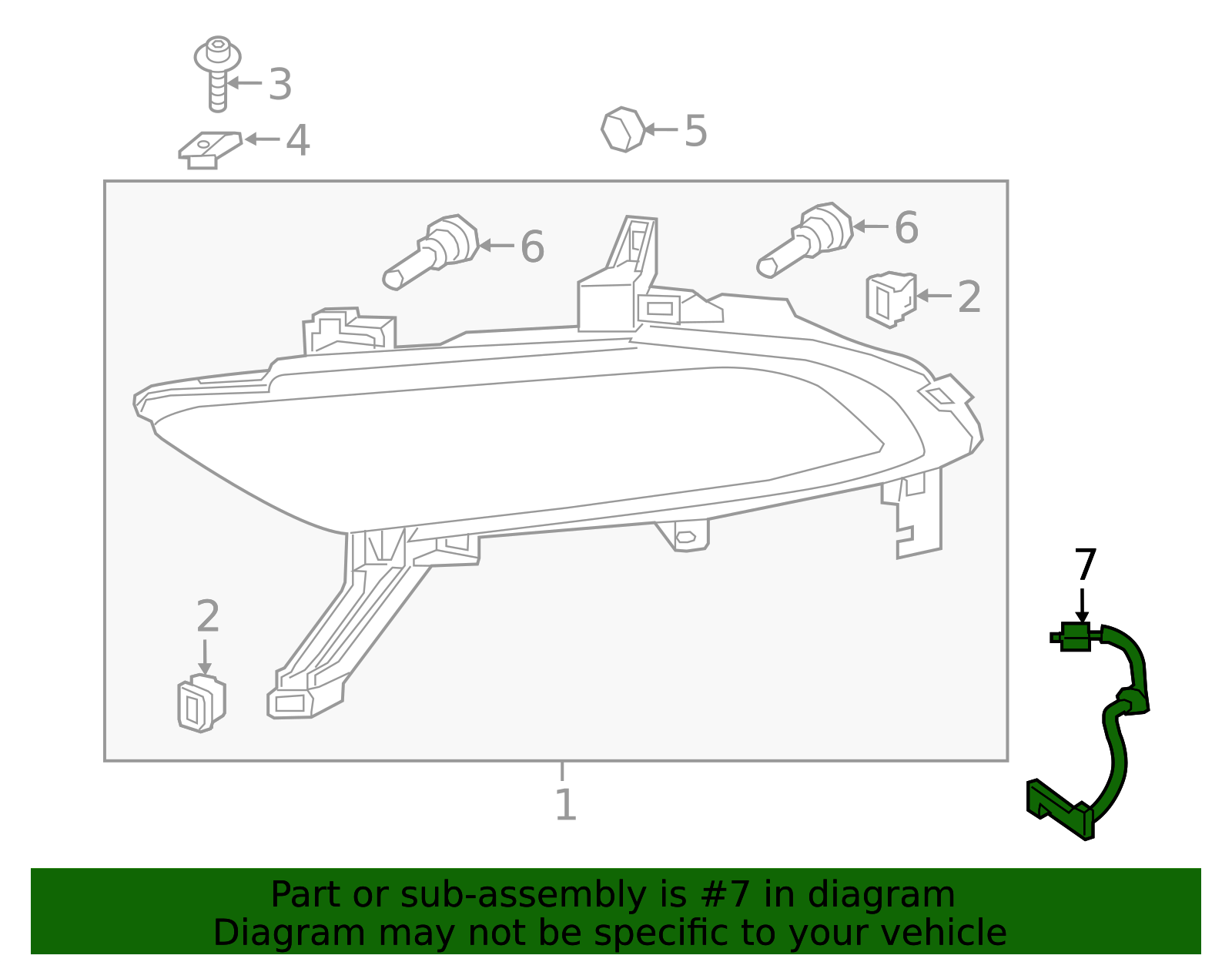 24070-4RA0B | Nissan Harness-Sub Fog Lamp - Genuine OEM | 240704RA0B ...