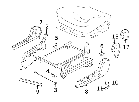 Power Seats for 2001 Hyundai XG300 #2