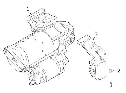 Starter for 2018 BMW 330i #0