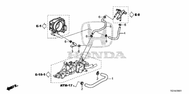 Water Hose (2) for 2019 Honda Pilot #0