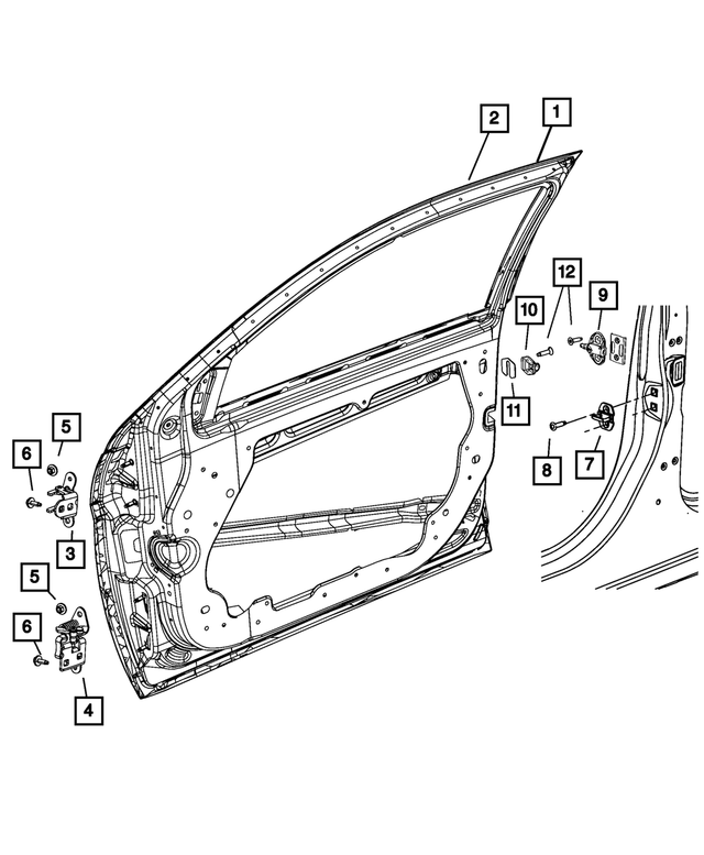 « 4816028AD – Doors and Related Parts : Goupille pour Mopar Image »