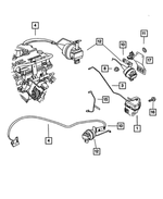 4591423AB - Fuel: Vacuum Speed Control Harness for Mopar Image