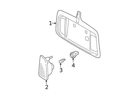 Backup & License Lamps for 2006 Lincoln LS #0