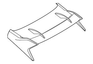 RK9Z5844210AB - : Spoiler for Ford: Mustang Mach-E Image