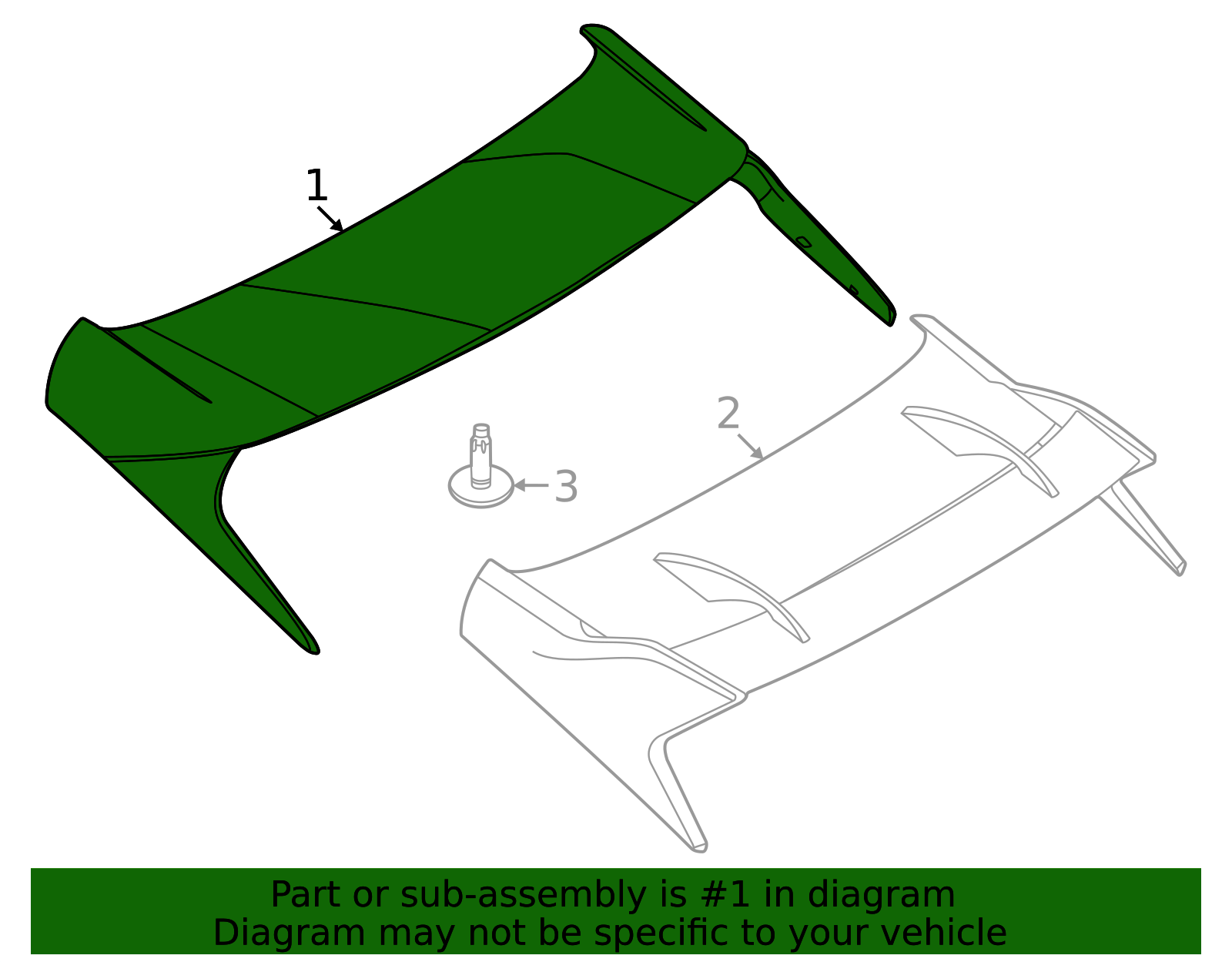 LJ8Z-5844210-AD - Spoiler - 2022-2025 Ford Mustang Mach-E