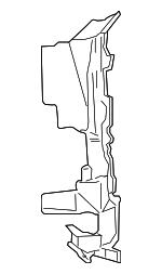 PDB000041 - : 2003-2005 Land Rover Range Rover - Side Air Baffle for Land Rover: Range Rover Image