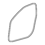 6231206200 - Body: Weather-strip On Body for Lexus: ES300h, ES350 Image